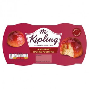 Mr Kipling Raspberry Sponge Pudding Duo