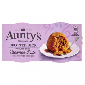 Auntys Spotted Dick Pudding Duo