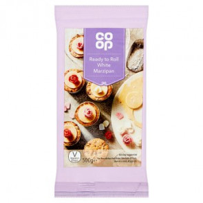 Co Op White Marzipan Double Size