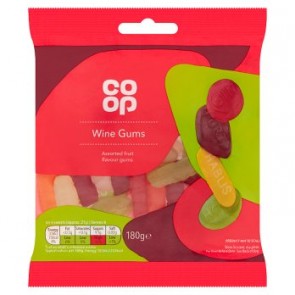 Co Op Wine Gums Bag